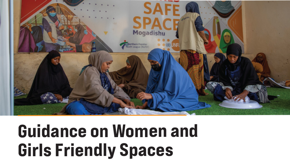 Guidance on Women and Girls Friendly Spaces