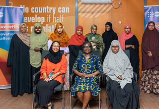 EmpowerHer Bootcamp Participants with UNFPA Somalia Representative a.i.