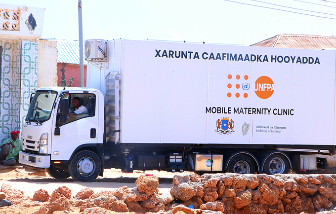 The Mobile Maternity Clinic in Kismayo Town