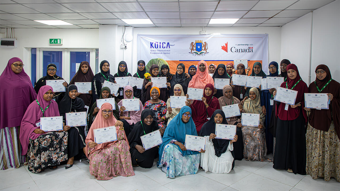 Participants of the MISP training posing with their certificates 