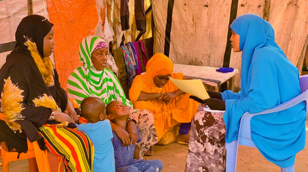 GBV awareness sessions in the camps