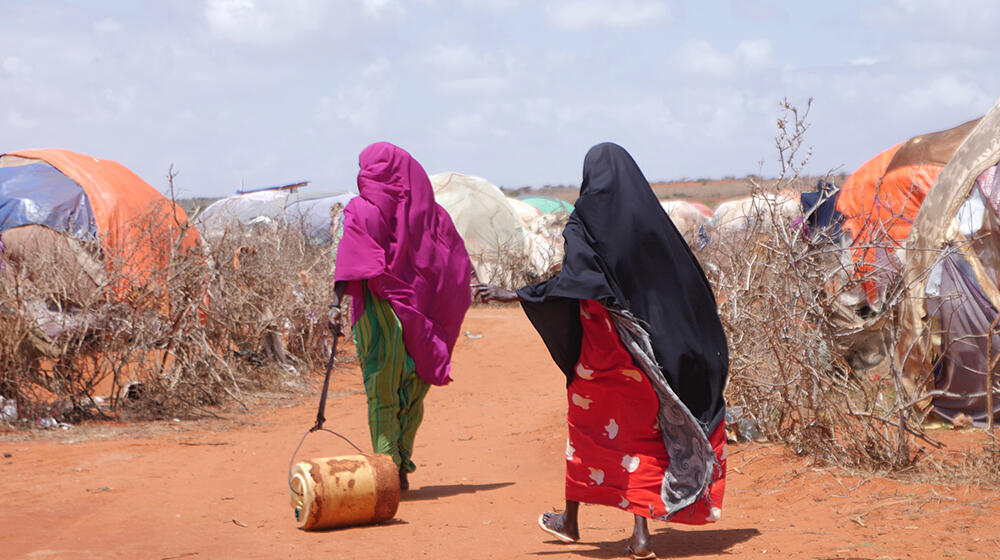 Somali women in an IDP Camp