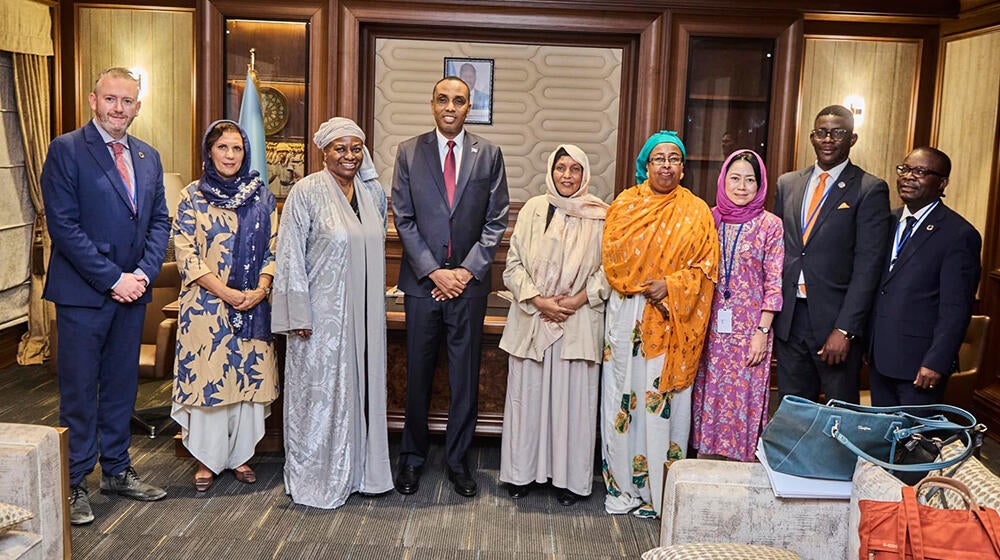 UNFPA Delegation meets with the Prime Minister of Somalia, H.E. Hamza Abdi Barre