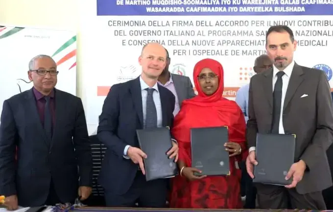 Government of Italy grants Federal Ministry of Health - Somalia through UNFPA Somalia three million Euros for the reduction of maternal mortality in Somalia