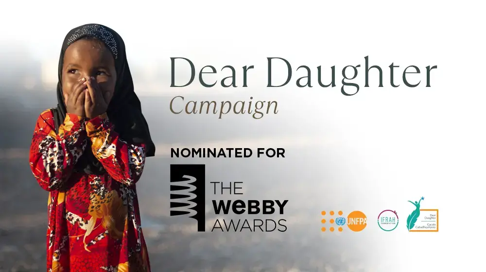 The Dear Daughter Campaign is nominated for The Webby Awards