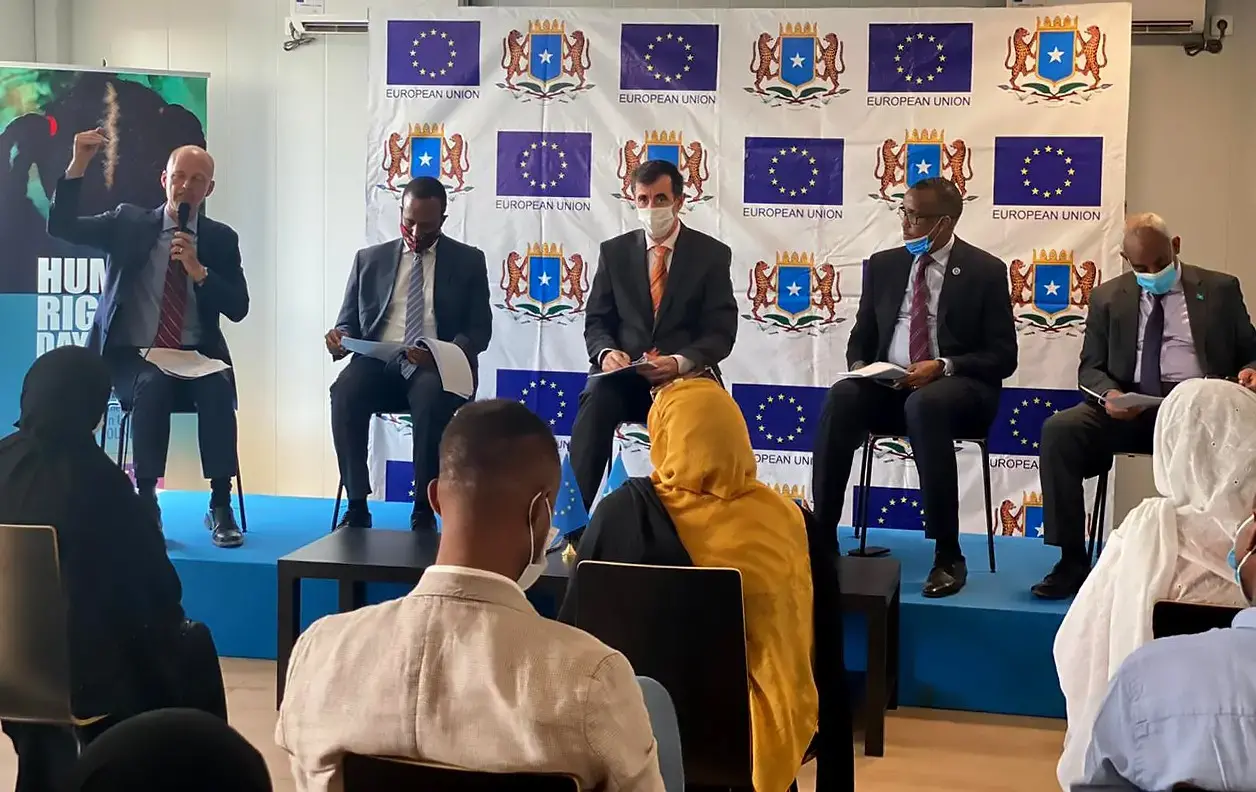 The European Union celebrates Human Rights Day with Somali Partners, United Nations Population Fund (UNFPA) and Somali Arts Foundation in support of Youth and Art