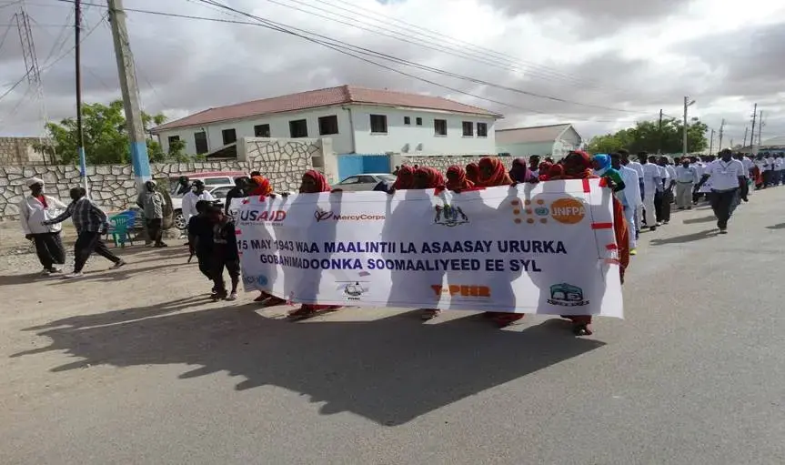 Celebrations of the Somalia Youth League Day.