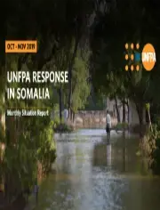 UNFPA Somalia Situation Report October-November 2019