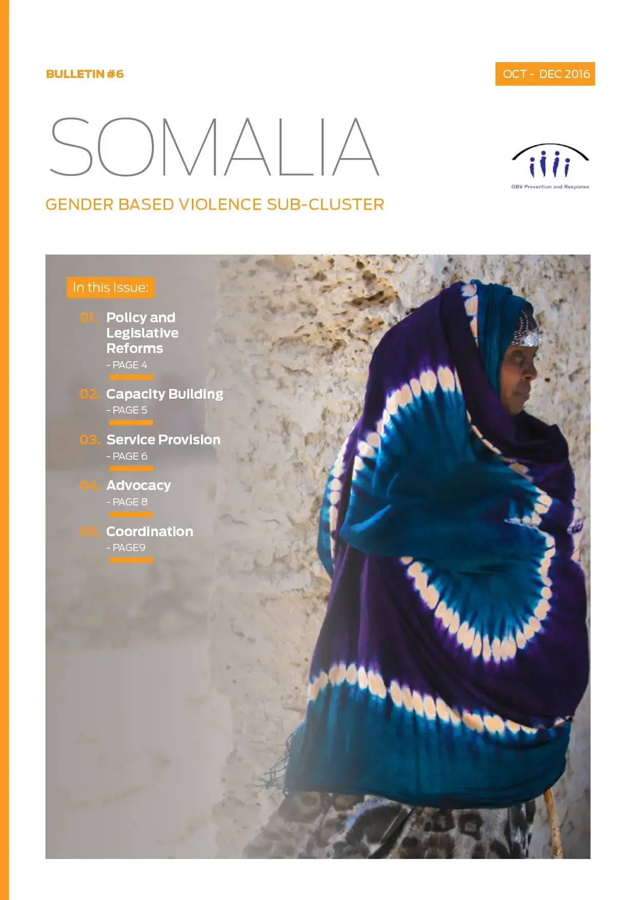 Somalia Gender Based Violence Sub-Cluster Bulletin - October to December, 2016