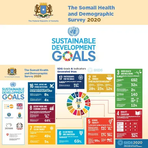 SDGs & Indicators generated from the Somali Health & Demographic Survey 